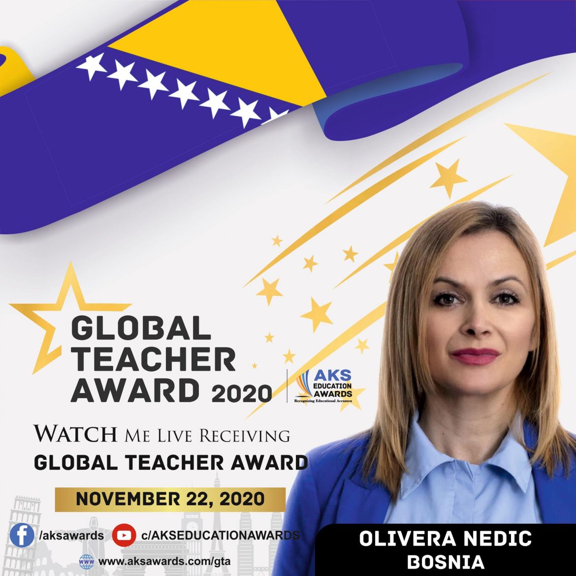 olivera nedić aks education awards
