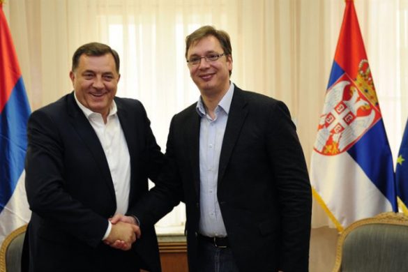 dodik rušenje vučića