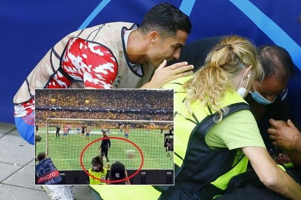 ronaldo pogodio zaštitarku