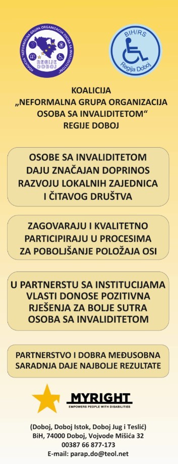 Koalicija organizacija osoba sa invaliditetom regije Doboj