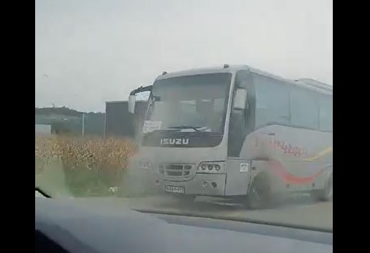 doboj zapaljen autobus