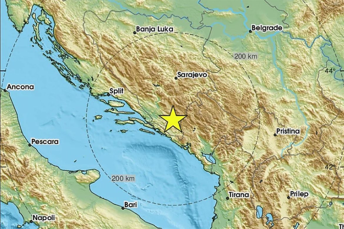 zemljotres bileća