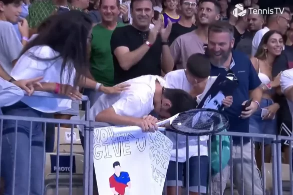đoković poklonio reket