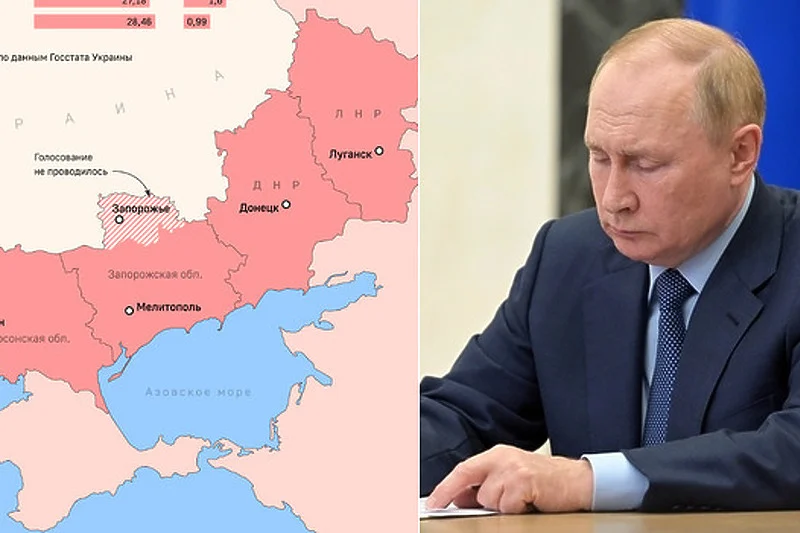pripajanje Rusiji četiri ukrajinske regije