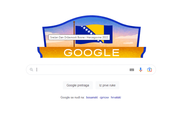 google čestitao dan državnosti bih