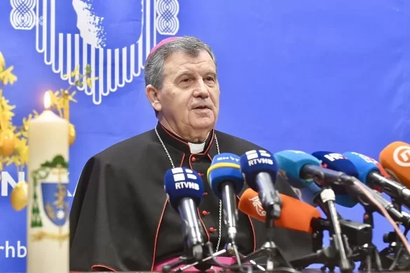 Nadbiskup metropolit vrhbosanski i apostolski upravitelj Vojnog ordinarijata u BiH mons. Tomo Vukšić