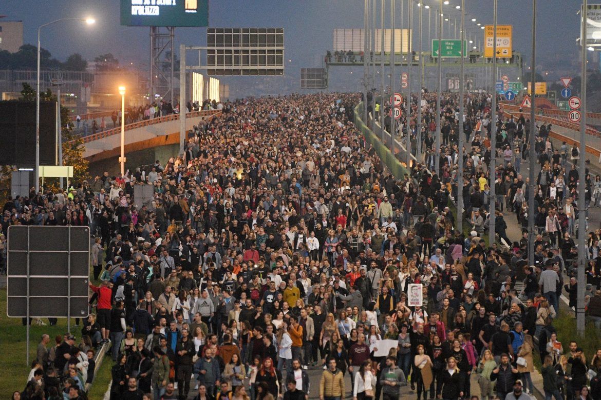Sedmi protest Srbija protiv nasilja