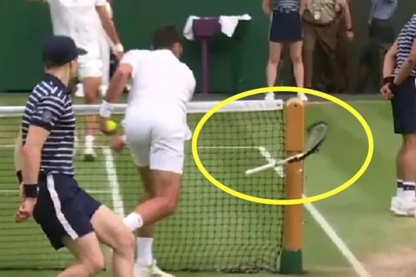 novak slomio reket