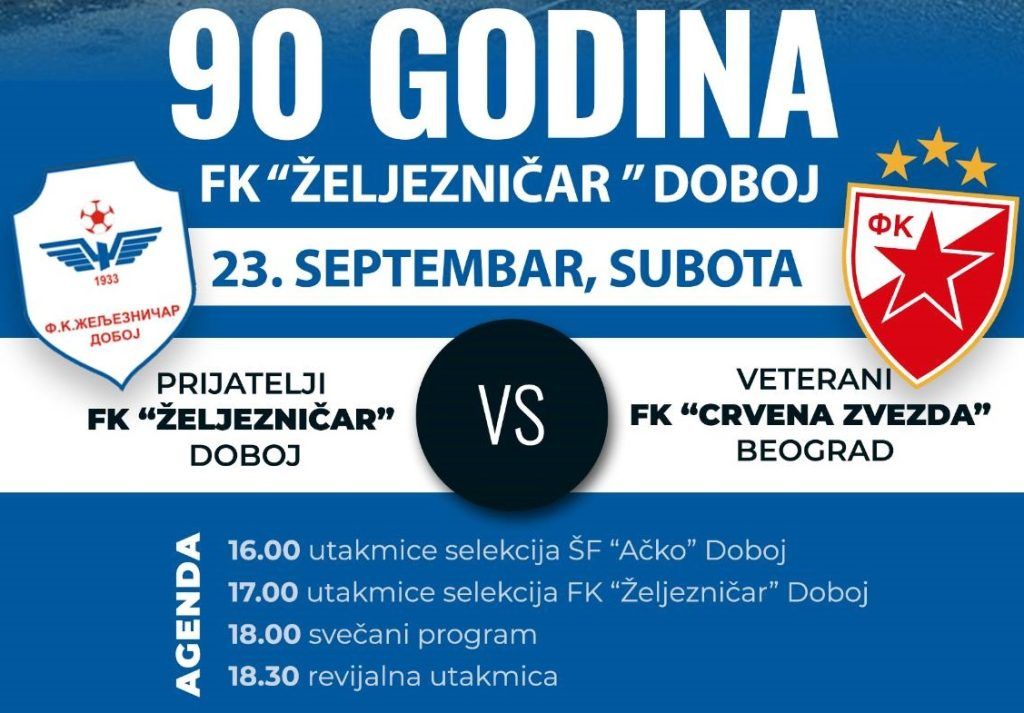 fk željezničar doboj rođendan