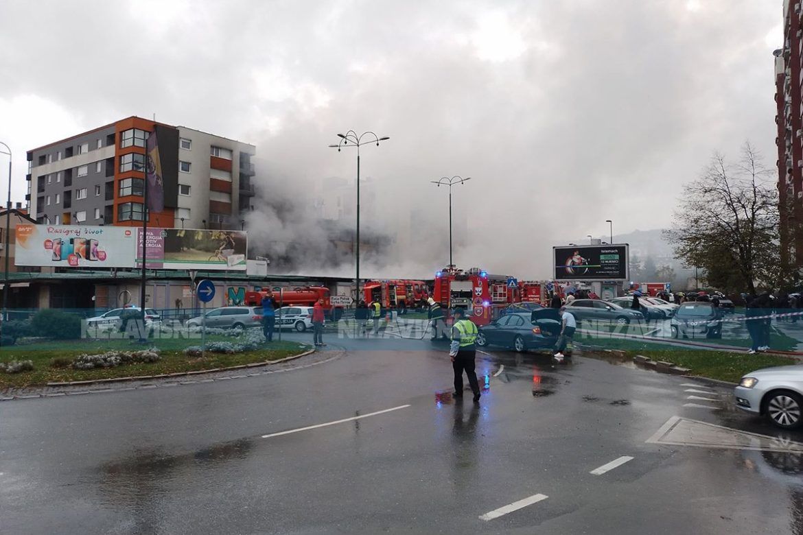 požar na pijaci u sarajevu