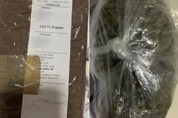 dobojlija prodavao marihuanu putem brze pošte