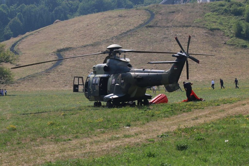 helikopter srbija tjentište