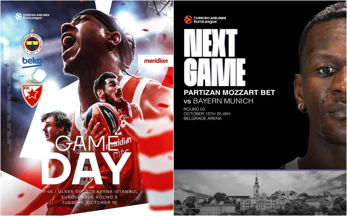 evroliga partizan bajern fenerbahče zvezda