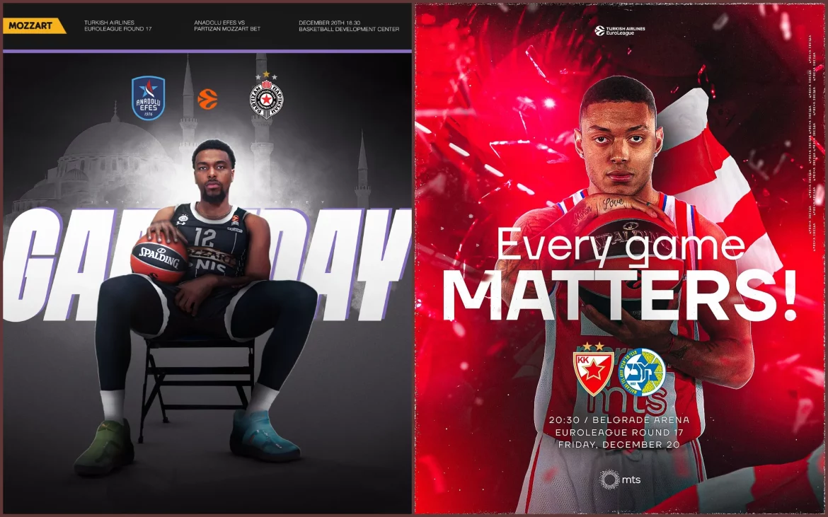 evroliga efes partizan zvezda makabi