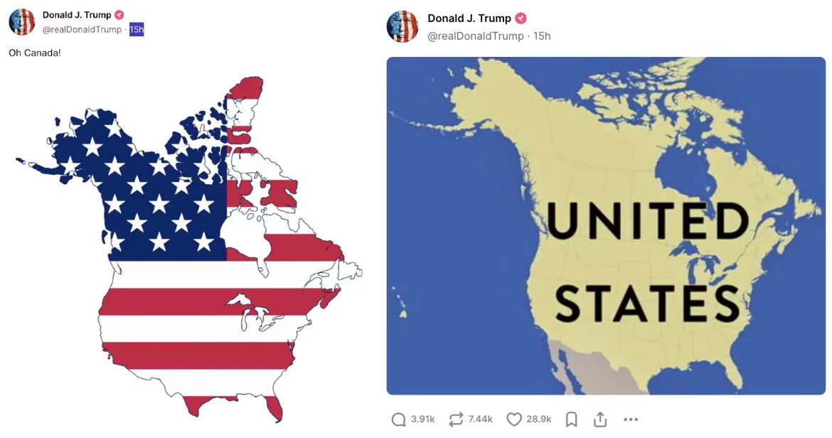 Tramp sad kanada grenland