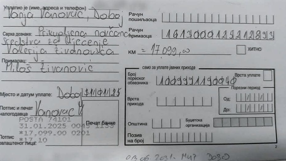 valerijo živanović operacija