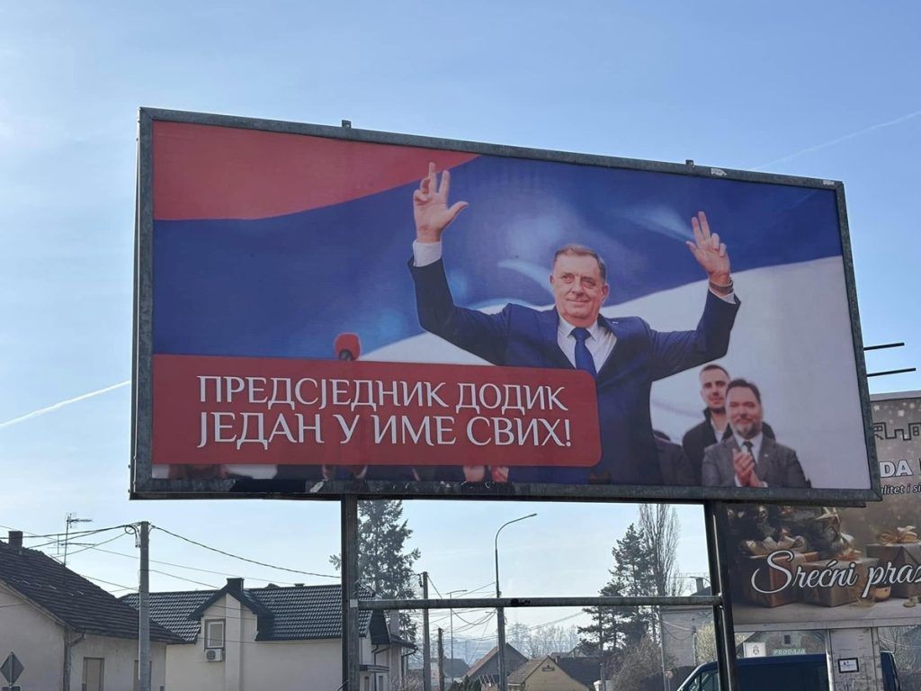 Doboj bilbord Milorad Dodik