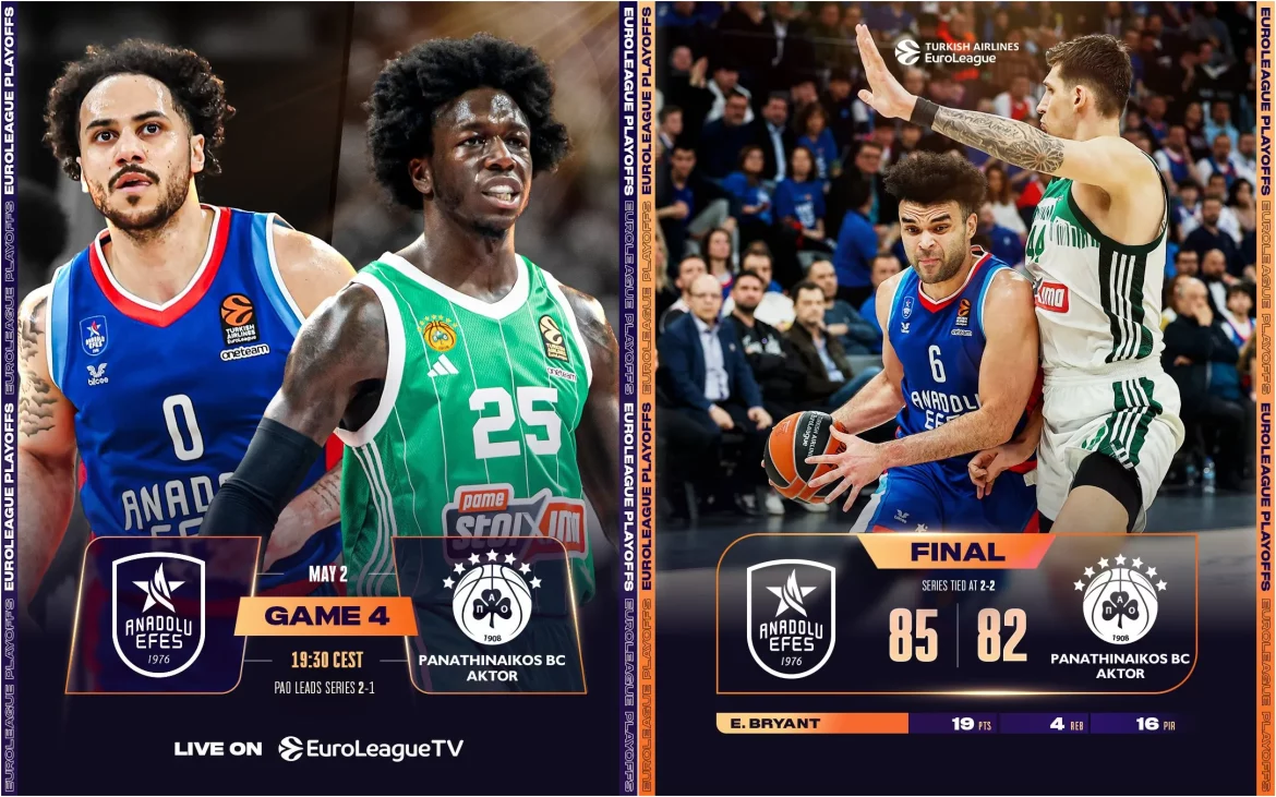 efes panatinaikos 4 utakmica