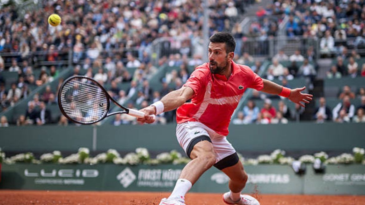 Novak Đoković Rolan Garos 2025