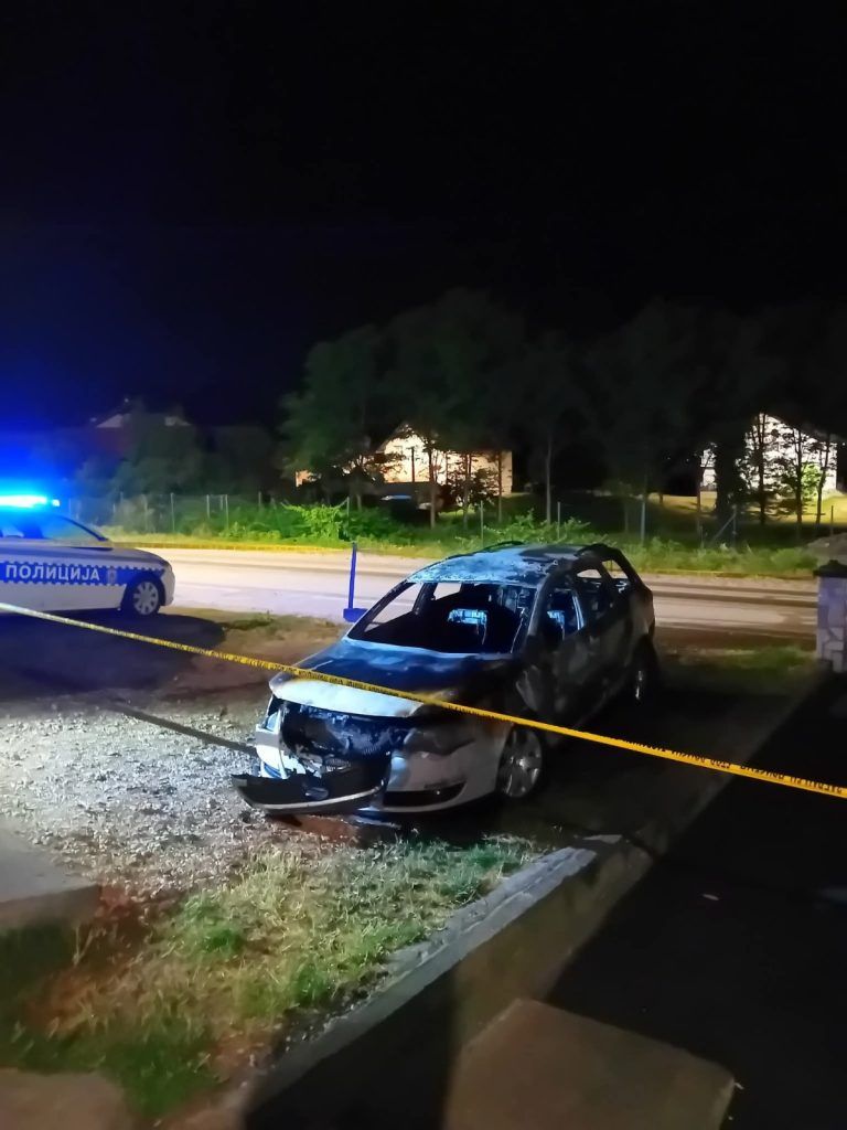 amir hurtić grapska doboj bh zeleni zapaljen automobil