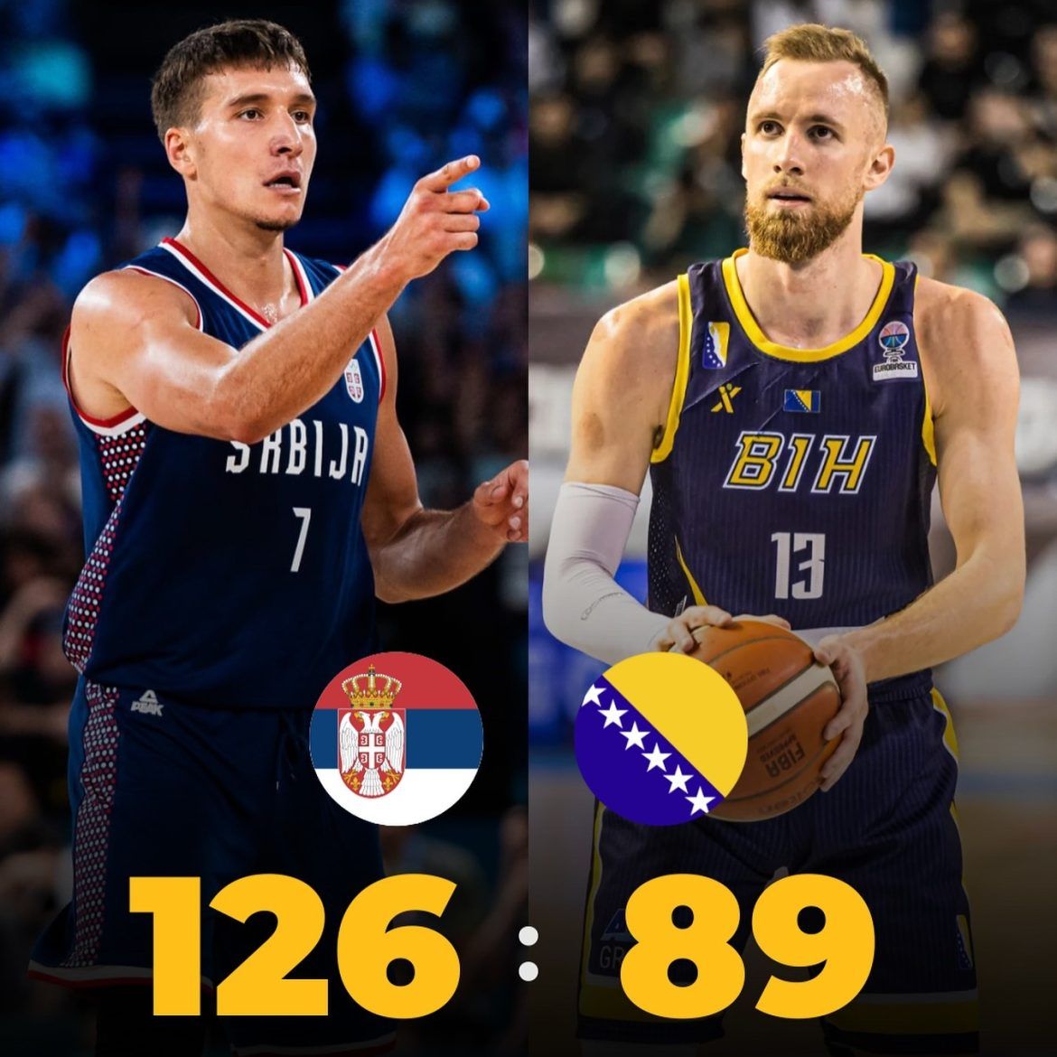 Košarka Srbija BiH