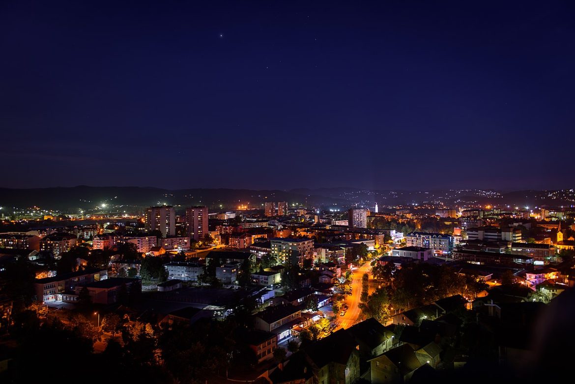 doboj noću dron Zoran Panić