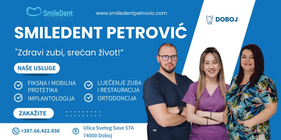 stomatološka ordinacija doboj smiledent petrović
