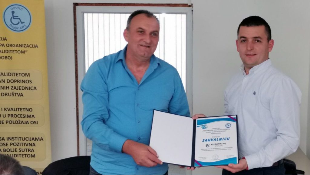 doboj prostorije Udruženja osoba sa invaliditetom