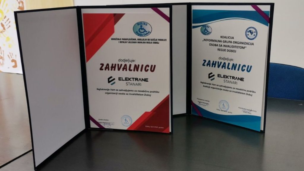 doboj prostorije Udruženja osoba sa invaliditetom